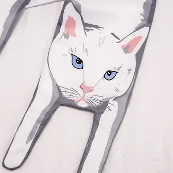 DĖL PARDAVIMO 2018 m. Naujo Dizaino Šilko Skara 3D Gyvūnų Formos Katė, Tigras Moterų Krepšys Vaiko Lankelis Apdaila, Rankinės, Plaukų Riešo lady kaklaraištis