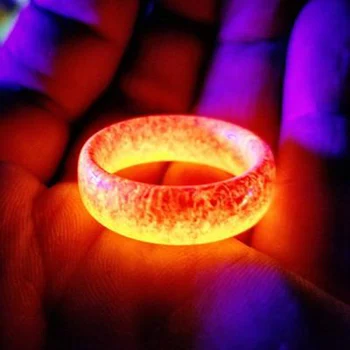 2019 Mados Šviesos Žiedai Punk Žiedai Švyti Tamsoje Žiedas Reguliuojamas Žiedas Papuošalai Nemokamai Dydžio Piršto Vyras, Moteris Dovaną