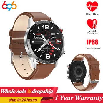 L13 Smart Watch Paramos Telefonu Dialer EKG Širdies ritmo IP68 Vandeniui Vyrų, Moterų sporto Smartwatch 