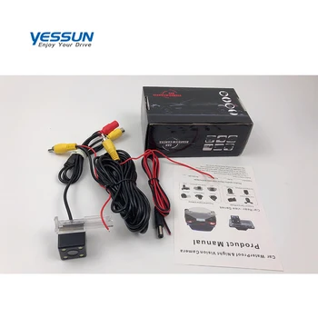 Yessun Licenciją Plokštelės Galinio vaizdo Kamera, 4 LED Naktinio Matymo 170 Laipsnių HD Už Peugeot 207 CC