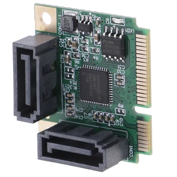 2 Uostus, Mini PCI-E, PCI Express, SATA 3.0 Konverteris Kietojo Disko Išplėtimo kortą PC Kompiuteris Pridėti Korteles