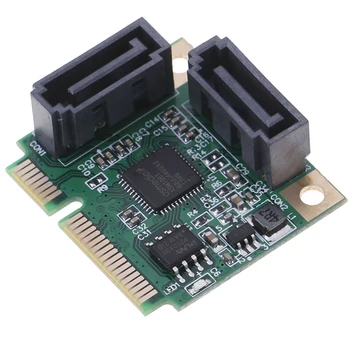 2 Uostus, Mini PCI-E, PCI Express, SATA 3.0 Konverteris Kietojo Disko Išplėtimo kortą PC Kompiuteris Pridėti Korteles