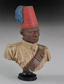 1/10 senovės pareigūnas žmogus su skrybėlė krūtinė Dervos pav Modelis rinkiniai Miniatiūriniai gk Unassembly Unpainted