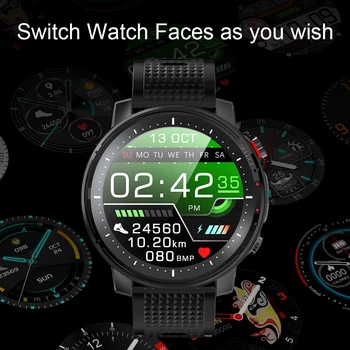 Timewolf HD Ekranas, Smart Watch Vyrų Android 