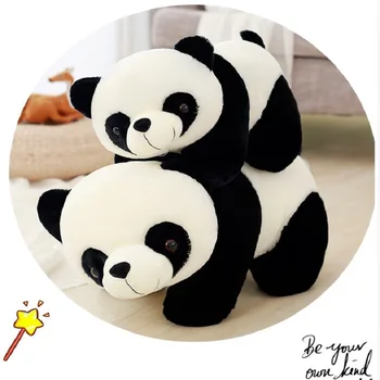 Mielas paprastas ir sąžiningas Panda pliušiniai žaislai mielas Panda lėlės patogus panda pagalvę Gimtadienio dovana