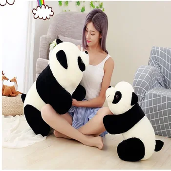 Mielas paprastas ir sąžiningas Panda pliušiniai žaislai mielas Panda lėlės patogus panda pagalvę Gimtadienio dovana