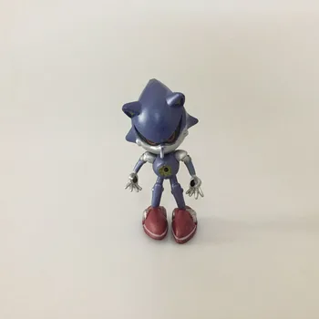 6Pcs/Set/7cm Sonic Veiksmų Skaičius, Lėlės Anime PVC Sonic Šešėlis Uodegos Ženklų Žaislai Mėgstamą Vaikų Modelį Kalėdų Dovana