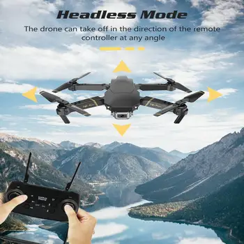 GD89 RC Drone su papildomu 4K HD Kamera FPV WIFI Aukščio Laikyti Selife Drone Lankstymo RC Quadcopter