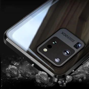 Magnetinės Metalo Case For Samsung Galaxy S20 FE A51 A71 A21S M31 M51 M21 A30S A31 S10 S8 S9 Plus A50 A70 20 Pastaba Ultra 10 Pro Lite