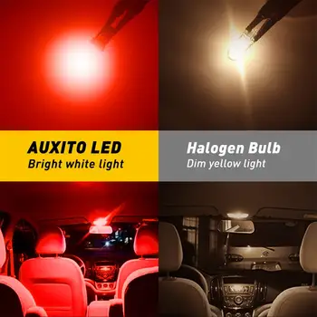 AUXITO 2x T10 W5W LED Lemputės, Automobilių Stovėjimo aikštelė, Pleišto Žibintai Salono Lempa Ford Fusion 