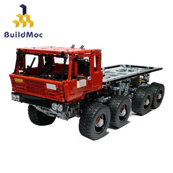 Buildmoc 23012 2839Pcs Technic Serija Arakawa Ss Evakuatorius Sunkvežimis Tatra 813 Švietimo Statybiniai Blokai, Plytos Žaislas Nemokamas pristatymas