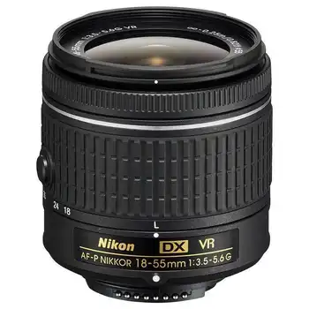 NAUDOTAS Nikon AF-P DX NIKKOR 18-55mm f/3.5-5.6 G Objektyvas, skirtas 