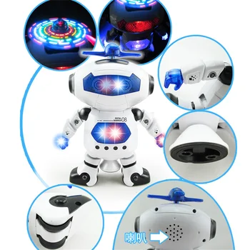 Berniukas žaislas Transformacijos robotas vaikas, bamblys robotas 2-8 metų elektros apakinti šokių robotas vaikų gimtadienio dovanos, Dovana Berniukas