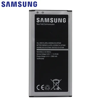 Originalus Samsung Galaxy S5 Neo G903F G903W G903M G903H Telefono Baterija EB-BG903BBE EB-BG900BBC S5 2800mAh Su NFC AKKU