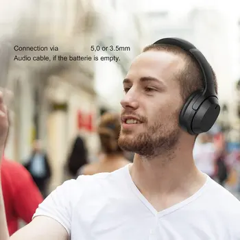 Aktyvios Triukšmo Panaikinimo Ausines belaides Ausines 5.0 Belaidžio HiFi Mikrofonas Stereophone E98 belaidė laisvų rankų įranga