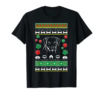 Bjaurusis kalėdų dovana Labradoro Retriveris mėgėjams T-Shirt-vyriški T-Shirt-Black(3)