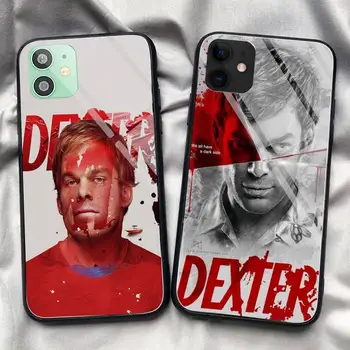 TV Šou Dexter Morgan Telefono dėklas Grūdintas Stiklas iPhone 11 Pro XR XS MAX 8 X 7 6S 6 Plus SE 2020 m. 12 Pro Max Mini atveju