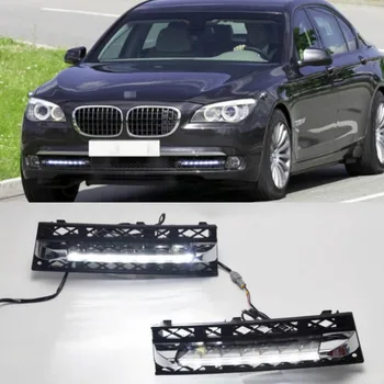 Automobilio 12V Dieniniai Žibintai DRL LED Rūko Žibintas BMW 7 Serija yra f01 F02 730I/740I/750I/760I 2009-2012 m.