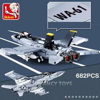 Kariniai Blokai Rinkiniai, F/A-18E Kovotojas AH-1Z VIPER Orlaivių Plokštumos Karo Ginklų Kūrėjas Aviacijos įrangos pardavimas, biuro įrangos Plytas, Vaikams, Žaislai