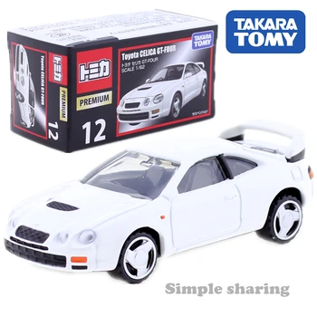 TAKARA TOMY TOMICA PREMIUM 12 Toyota CELICA GT FOUR Automobilis 1:62 Miniatiūriniai Diecast Automobilių Modelio Rinkinio Juokinga Magija Žaislai
