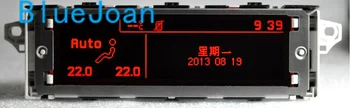 Nemokamas pristatymas Ekrano parama USB dviejų zonų oro Bluetooth Ekranas Raudona stebėti 12 pin Peugeot 307 407 408 citroen C4 C5 ekranas