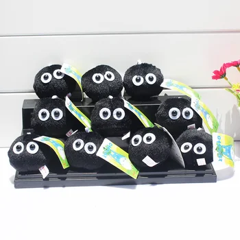 5vnt/Daug Mano Kaimynas Totoro Pliušinis Žaislas Fėjų Dulkių Virvelę Minkšti Kimštiniai Lėlės Keychains