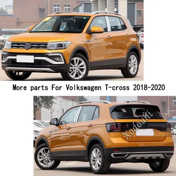 Volkswagen VW T-kirsti Tcross 2018 2019 2020 Automobilio Šoninių Durų Apdailos Juostelės Liejimo Srauto Lempos Skydelis Bamperis Kūno Formavimo 4pcs