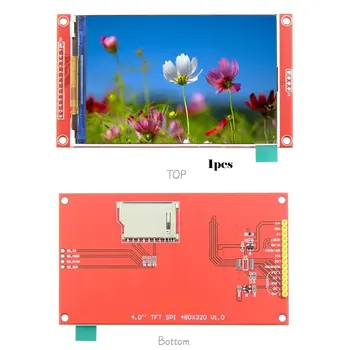 4.0 colių TFT SPI Serijos LCD Rezoliucija 480x320 4.0 colių LCD Ekranas Modulis su Kortelės Lizdas 3.3 V-5V Vairuotojo IC ST7796S