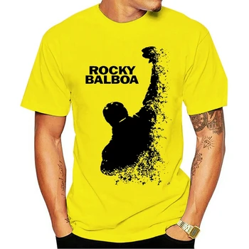 2021 Laisvalaikio Mados medvilnės O-kaklo T-shirt Rocky Balboa Farnaut smogė priešais jus Billekar