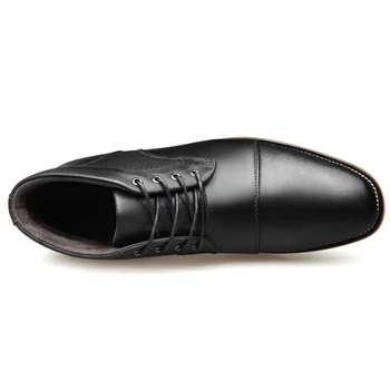 Naujas Vyrų Batai Martins batai natūralios Odos Žieminiai batai Didelio dydžio 39-47 vyrų suvarstomi laisvalaikio 