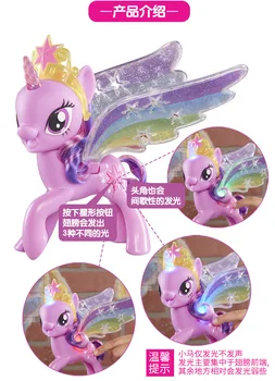 Hasbro My Little Pony Žaislai Ponis Svajonė Violetinė Yue Princesė Šviesos Lėlės Draugystė, Magic Rainbow Ponis Modelis dol lGirl Dovana