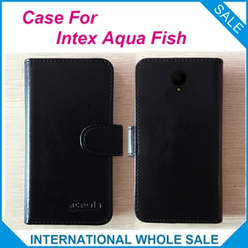 Karšta! 2017 Intex Aqua Žuvis Atveju 6 Spalvų Aukštos kokybės Visiškai Apversti Pritaikyti Oda exclusiv Padengti Telefono Maišelį Stebėjimą
