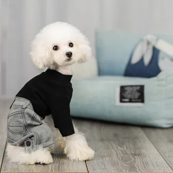 Augintiniai Produktų Tiekimą Žiemą Šiltas Jumpsuit Mažų Šuniukų Teddy Taurės Šunys
